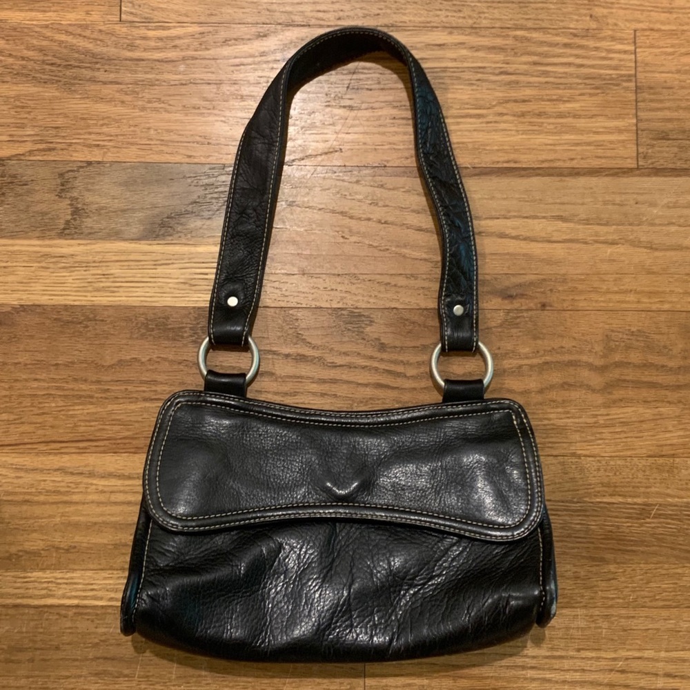 Black Leather Purse
